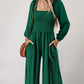 🌞Frühlingserwachen: 50% Rabatt!💎Figurschmeichelnder Damen Jumpsuit mit Smok-Brust & Weitem Bein