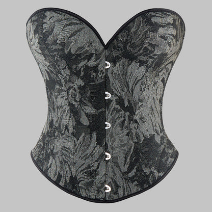 🌞Frühlingserwachen: 50% Rabatt!💎Vintage-Korsett "Royal Muse" – Elegante Taillenformung im floralen Ölgemälde-Stil