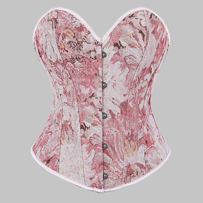 🌞Frühlingserwachen: 50% Rabatt!💎Vintage-Korsett "Royal Muse" – Elegante Taillenformung im floralen Ölgemälde-Stil