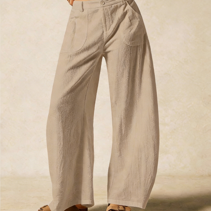 🌞Frühlingserwachen: 50% Rabatt!🎉Luftige Sommerhose "Nature Flow": High-Waist & Weites Bein für maximale Freiheit