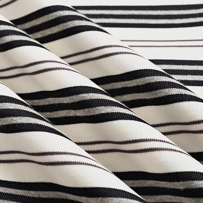 🌞Frühlingserwachen: 50% Rabatt!🎉Klassisches Langarmshirt mit Retro-Streifen: Knitterfrei, Weich & Vielseitig