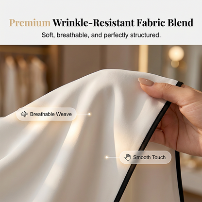 🌞Frühlingserwachen: 50% Rabatt!💕Zeitlose Eleganz: Ärmelloses A-Linien-Kleid mit Kontrast-Besatz & Knopf-Details