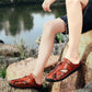 🏆Handgefertigt aus echtem Leder🥇Lässige Sandalen mit umklappbarem Fersenriemen für Herren