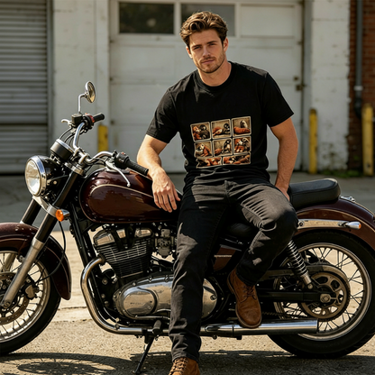 🌞Frühlingserwachen: 50% Rabatt!🐵„Punch“ Monchichi/Grafik T-Shirt – Für alle, die sich mal allein fühlen | Übergroß & weich