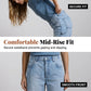 Bequeme, figurbetonte Jeanshose aus Stretch-Denim