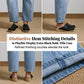 Bequeme, figurbetonte Jeanshose aus Stretch-Denim