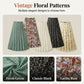 Women's Floral High-Waist A-Line Maxi Skirt