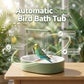 🐦 Nur für kurze Zeit: 50 % Rabatt! 🚿 Elektrisches Vogelbad mit Regendusche und Sitzstange – Sichere, leise Pumpe für glückliche Vögel 🛀