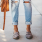 🌞Frühlingserwachen: 50% Rabatt!🪄Luxuriöse Damen-Loafer mit spitzen Zehen – Klassische Flats im Wildleder-Look – Bequeme Passform
