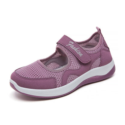 Leichte, lässige Damen-Flachschuhe aus Mesh