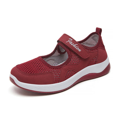Leichte, lässige Damen-Flachschuhe aus Mesh
