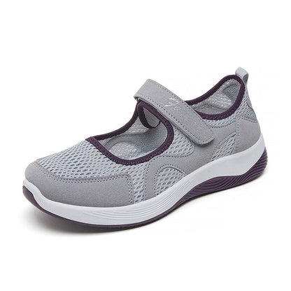 Leichte, lässige Damen-Flachschuhe aus Mesh