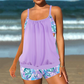 ⏰Damen Tankini mit Blouson-Top & Shorts 💥 bequem, modern & ideal für Strand & Pool ☀️