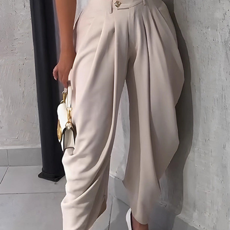 ⏰ 55 % RABATT – Nur für kurze Zeit ✨Lässige Damenhose mit hoher Taille und weitem Bein