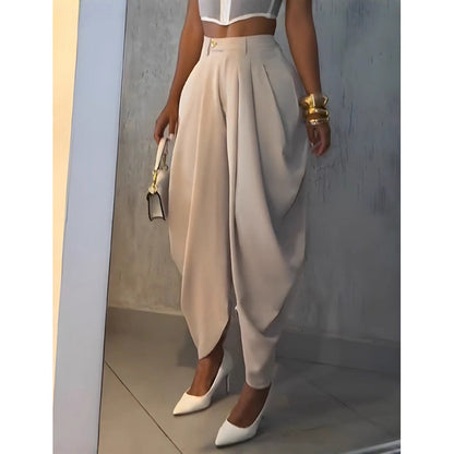 ⏰ 55 % RABATT – Nur für kurze Zeit ✨Lässige Damenhose mit hoher Taille und weitem Bein