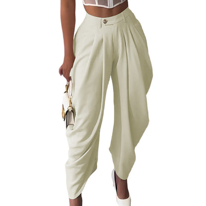 ⏰ 55 % RABATT – Nur für kurze Zeit ✨Lässige Damenhose mit hoher Taille und weitem Bein