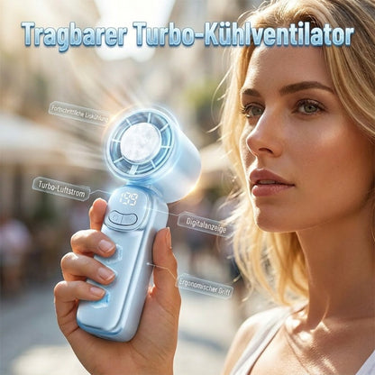 🌀 50% RABATT! ✨ Mini-Handventilator mit extralanger Akkulaufzeit – Kompakt & leise – Perfekt für Reisen, Büro oder heiße Tage – leistungsstark und angenehm kühlend 🔋🌬️
