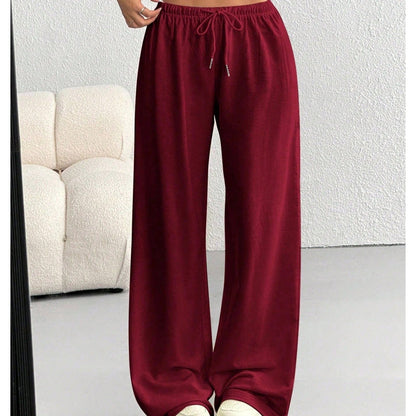 Lässige Damen-Jogginghose mit weitem Bein und Kordelzug🔥Kauf 2 Artikel versandkostenfrei🔥