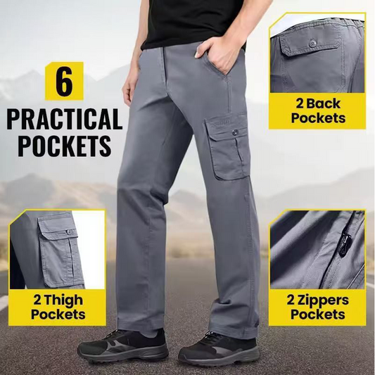 👖 50% RABATT! 🏔️ Outdoor-Arbeits- und Wanderhose für Herren – Robustes Ripstop-Material, verstärkte Knie & viele Taschen – perfekt für Arbeit, Wandern oder anspruchsvolle Aktivitäten im Freien 🔥