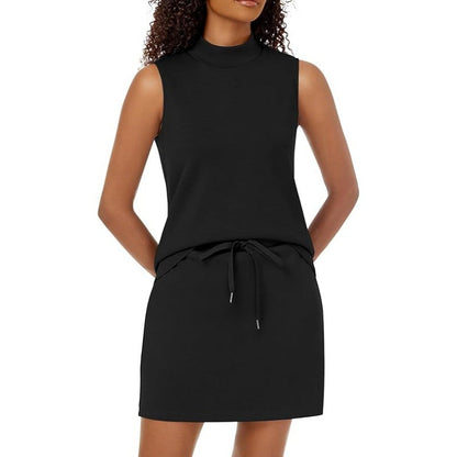 Zweiteiliges Trainingsset für Damen: Tanktop & Minirock