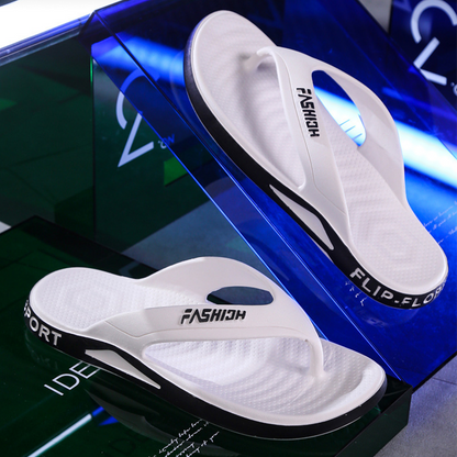 ☁️ Wie auf Wolken laufen: Flip-Flops mit dicker, stoßdämpfender Sohle – Maximaler Komfort für den ganzen Tag