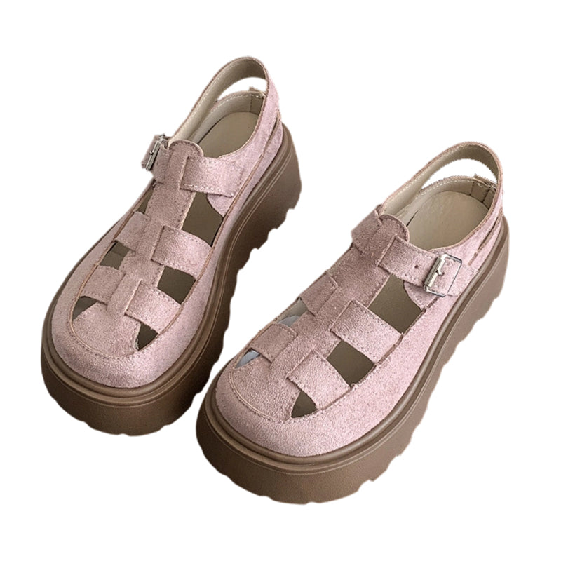 👡 ✨ Damens Plateau-Sandalen mit dicker Sohle – Bequem, stylisch & perfekt für den Sommer ☀️