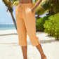 🌺Sommerliche Caprihose mit Karomuster für Damen