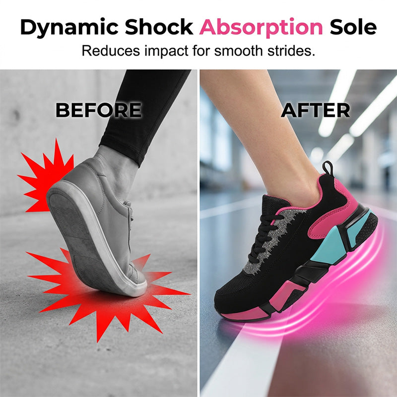 Leichte, atmungsaktive Damen-Freizeit-Sportschuhe
