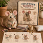 🎨 JETZT 50% RABATT!! 🎁✨ Handgefertigtes Nähset für eine Vintage-Maus aus Plüsch 🧵