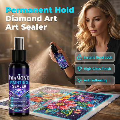 💎✨ Diamantmalerei-Versiegelung – fixiert die Steinchen, sorgt für glänzenden Glanz, trocknet schnell und hält lange.