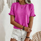 ✨👕Elegantes Damen-Rüschenärmel-Sommeroberteil