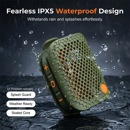 ⏳Begrenzte Zeit – 50% Rabatt⏰ Tragbarer Bluetooth-Lautsprecher mit TWS Stereo, IPX5 Wasserdicht, Mini Kabellos