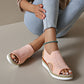 📢📢 Alle tragen es – noch nicht? Jetzt 50%! Atmungsaktive Plateau-Sandalen für Damen im Freizeitstil