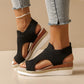 📢📢 Alle tragen es – noch nicht? Jetzt 50%! Atmungsaktive Plateau-Sandalen für Damen im Freizeitstil