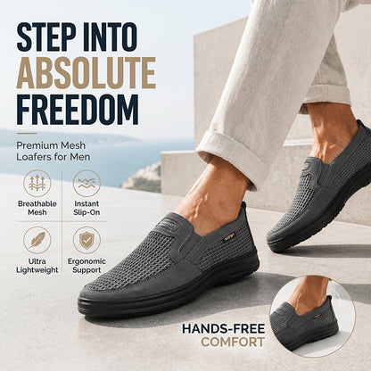 Atmungsaktive Herren-Slipper aus Mesh