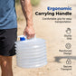 💧 50% RABATT! 🏕️ BPA-freier Faltwasserbehälter – Lebensmittelecht, geruchsneutral & stabil – Ideal für Trinkwasser, Kochen oder Outdoor-Abenteuer – platzsparend und leicht 🌿✨