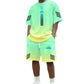 🎉 NUR FÜR KURZE ZEIT 50% RABATT! 👕 Herren Sommer T-Shirt & Shorts Zweiteiler – Farbverlauf-Design & Atmungsaktives Material ☀️
