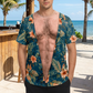 Lustiges Herren-T-Shirt mit 3D-Druck und behaarter Brust