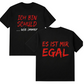 🔥Solange der Vorrat reicht 50 % Rabatt!🎉Witziges deutsches Slogan-T-Shirt für Herren, schwarz, Kurzarm, Rundhalsausschnitt