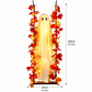 👻 Hängender Halloween-Geist auf Schaukel mit ferngesteuerter LED-Beleuchtung & Ahornblättern