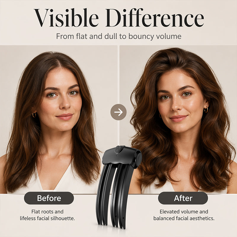 Kabelloser beheizbarer Volumen-Haarclip – tragbares Styling-Tool für mehr Ansatzvolumen