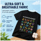 🔥🎁Neu 50% RABATT🔥Kinder-T-Shirt mit Dinosaurier- und Alphabet-Print