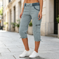 👖Capri-Cargo-Hose mit hoher Taille für Damen