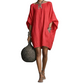 👗 Oversize-Kleid mit Fledermausärmeln für Damen – lässiger Look, bequemer Schnitt & vielseitig – perfekt für Alltag, Strand & Freizeit – mit eleganten Fledermausärmeln – ideal für warme Tage & entspannte Stunden