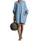 👗 Oversize-Kleid mit Fledermausärmeln für Damen – lässiger Look, bequemer Schnitt & vielseitig – perfekt für Alltag, Strand & Freizeit – mit eleganten Fledermausärmeln – ideal für warme Tage & entspannte Stunden