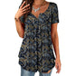 🏖️Sommerschlussverkauf 50% Rabatt🏝️👚Damenoberteil mit Paisleymuster, V-Ausschnitt und kurzen Ärmeln✨