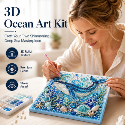 🥳2026 HEISSER VERKAUF🥳💞Über 50.000 verkauft!⏳✨Kreatives DIY-Malset “Meeresleben mit künstlichen Perlen“