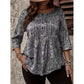 💫 Jetzt im Trend – Lockeres Paisley-Top mit Bindevorderseite – vielseitig und elegant ✨