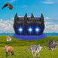 💥 50% korting! 🔴 Solar dierafweerder – houdt reeen, wasberen, honden & katten weg. Simuleert rode vlam ’s nachts. Dekking 100 m hoog, 200 m breed. IP44 ☀️