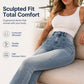 👖 Damen High Waist Jeans – Figurbetonte Stretch-Jeans mit bequemem Schnitt für Alltag und Freizeit